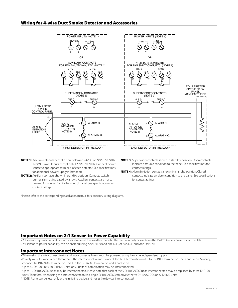 Greenheck Smoke Detector D4120 (Data Sheet) User Manual | Page 3 / 4