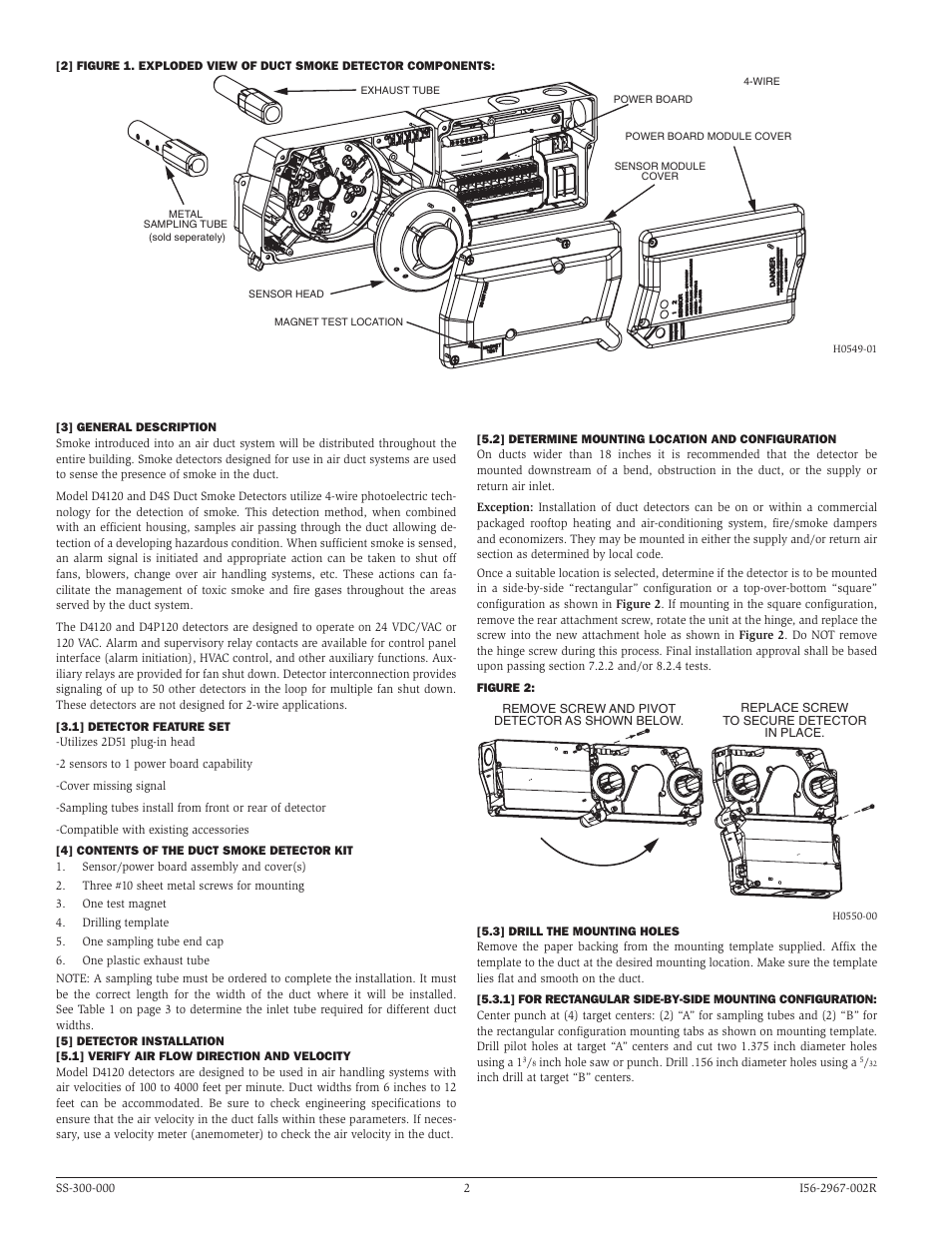 Greenheck Smoke Detector D4120 (Install) User Manual | Page 2 / 8