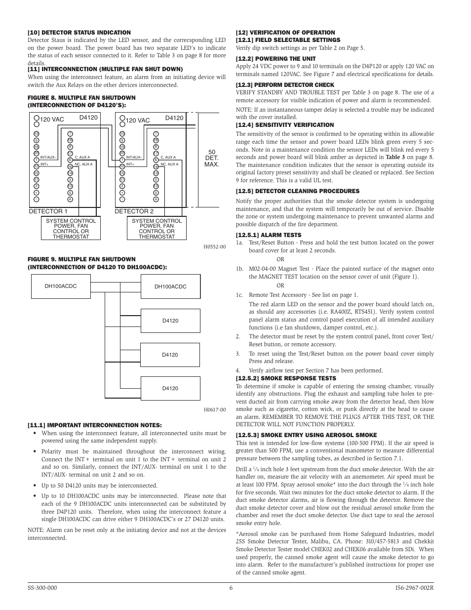 Greenheck Smoke Detector D4120 (Install) User Manual | Page 6 / 8