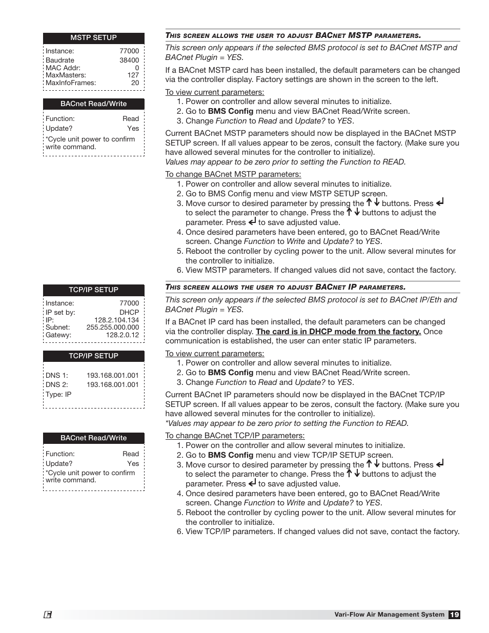 Greenheck Vari-Flow Air Management System(476251) User Manual | Page 19 / 32