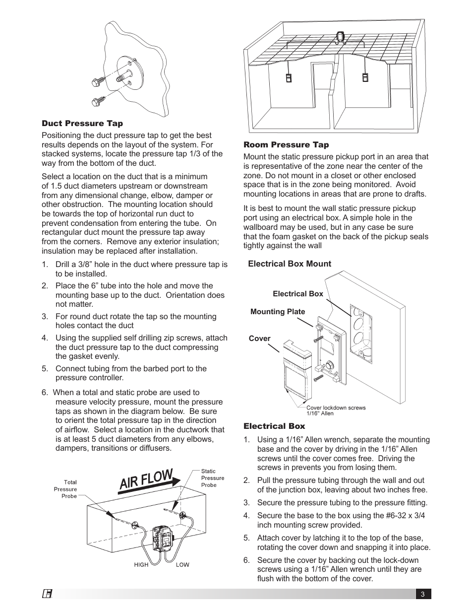 Greenheck Vari-Green Control - Constant Pressure Indoor (474766) User Manual | Page 3 / 8