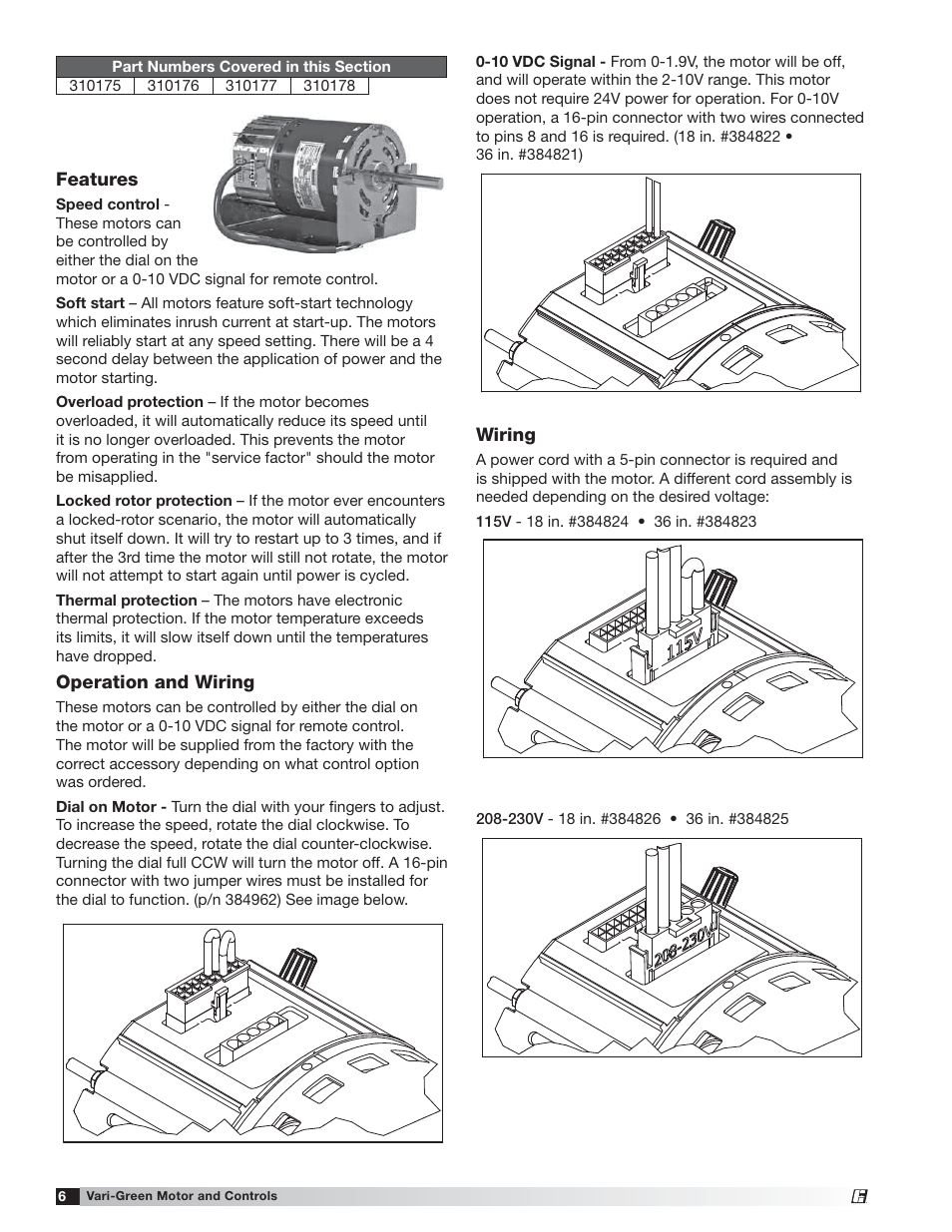 Greenheck Vari-Green Motor (IOM 473681) User Manual | Page 6 / 12