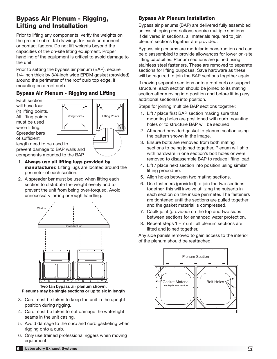 Greenheck Vektor-MH, Vektor-MD, and Vektor-MS (464652) User Manual | Page 6 / 20