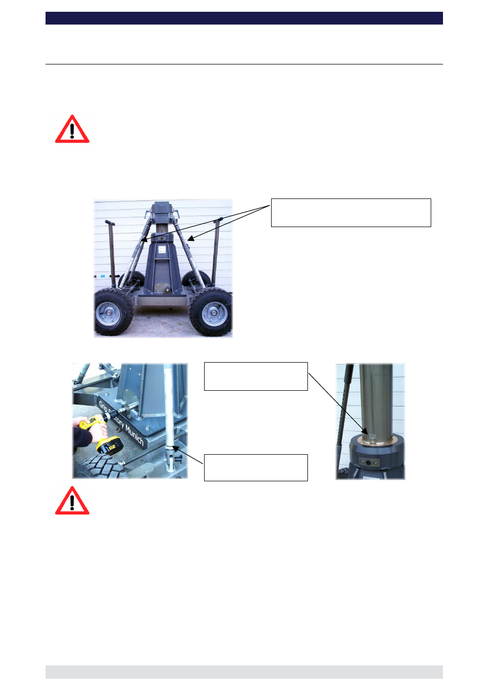 Positioning the adjustable mounting column | Grip Factory Munich GF-16 User Manual | Page 46 / 53