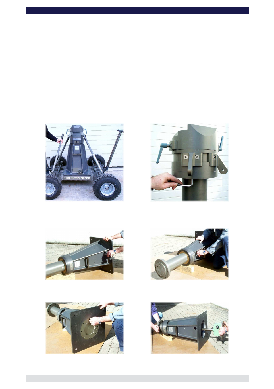 Maintaining the adjustable column | Grip Factory Munich GF-16 User Manual | Page 50 / 53