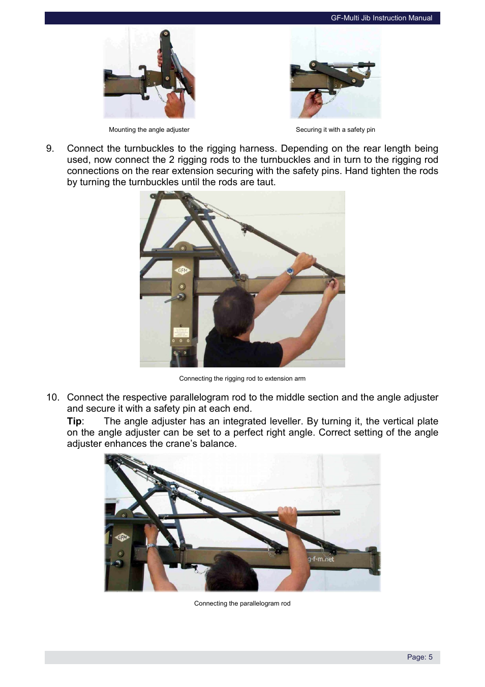 Grip Factory Munich GF-Multi Jib User Manual | Page 6 / 12