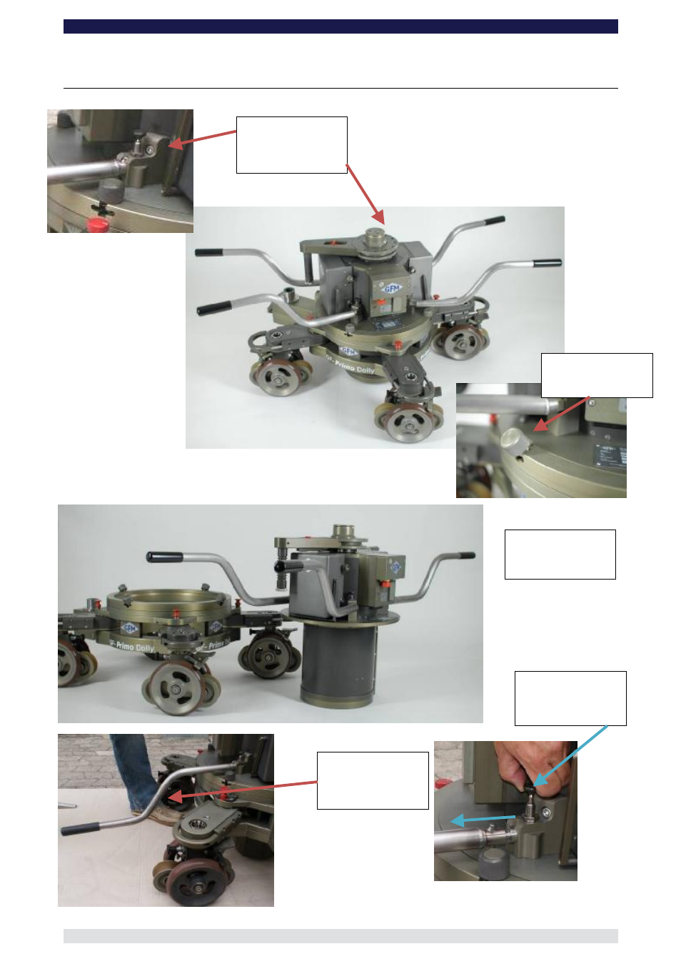 Removing the column with the carry bars | Grip Factory Munich GF-Primo User Manual | Page 20 / 50