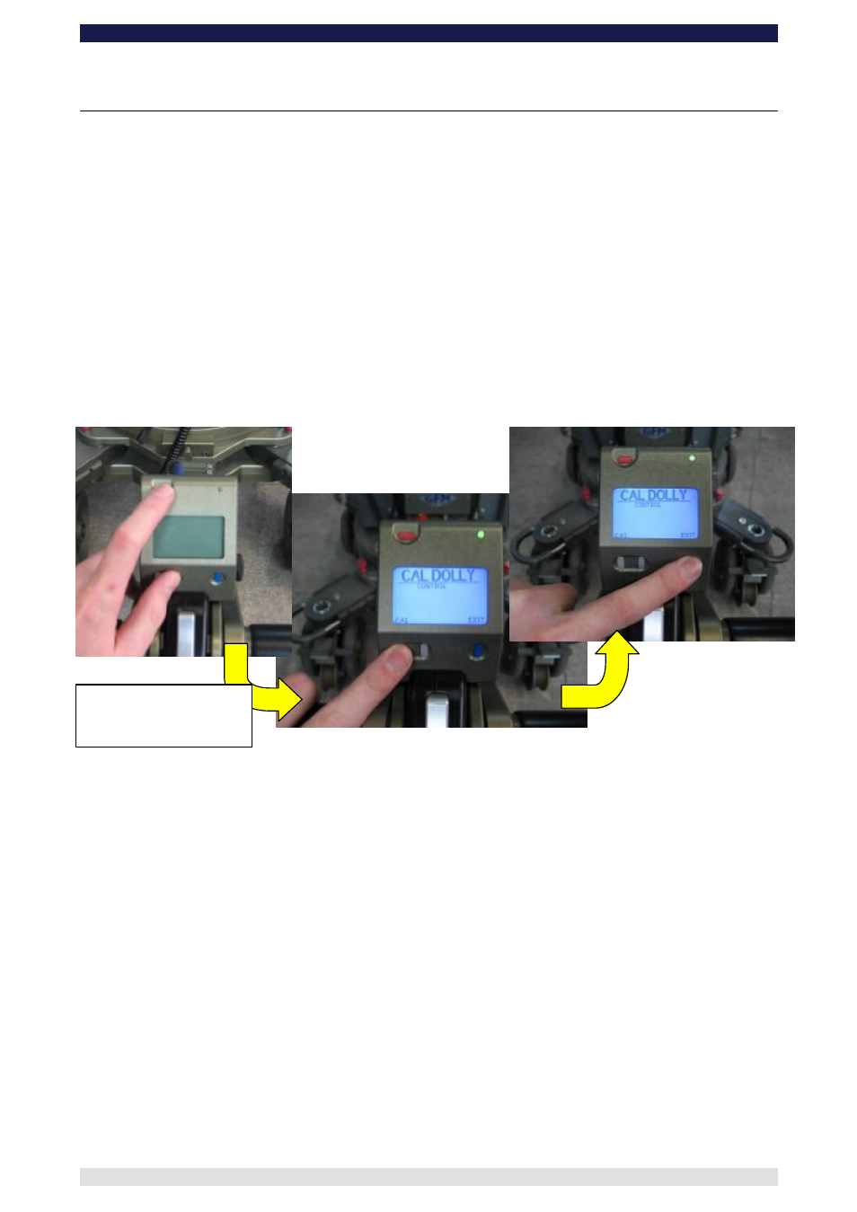 Calibrating the column, Calibration procedure | Grip Factory Munich GF-Primo User Manual | Page 38 / 50