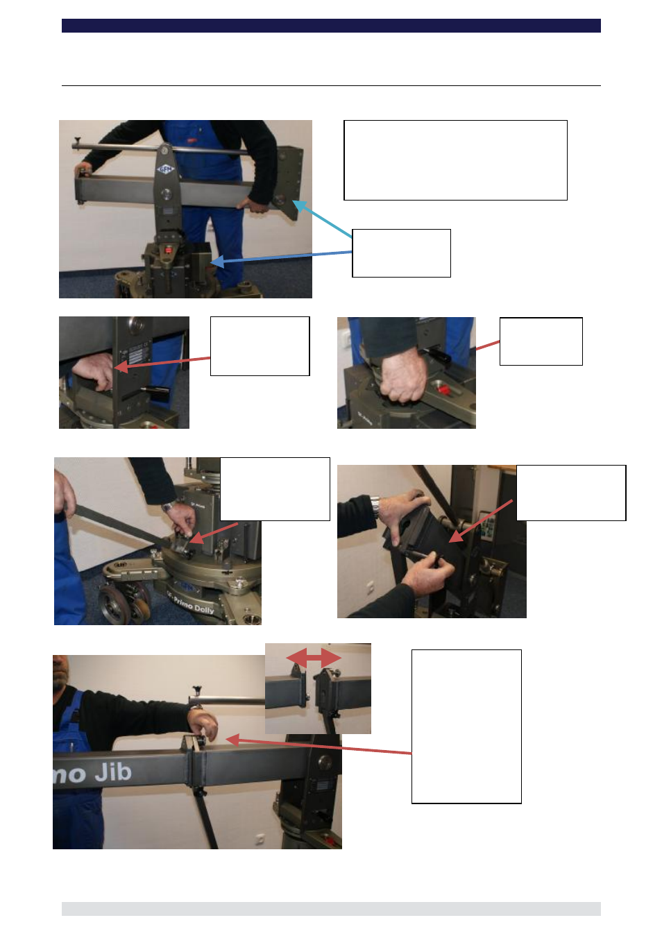 Assembling the gf- primo jib | Grip Factory Munich GF-Primo User Manual | Page 43 / 50