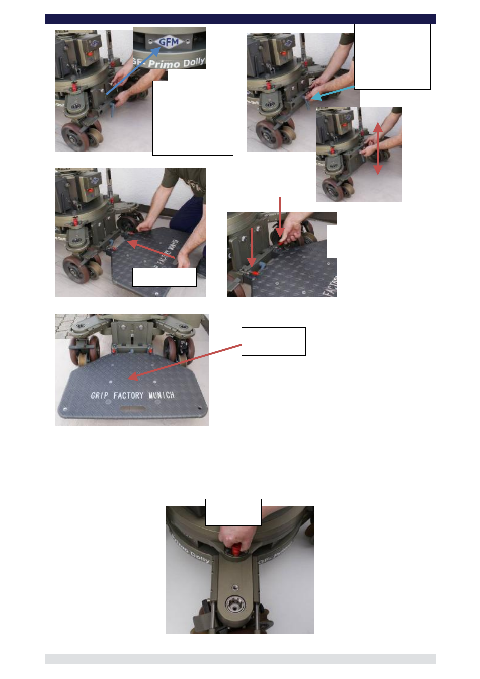 Wheel arm adjustment | Grip Factory Munich GF-Primo User Manual | Page 9 / 50
