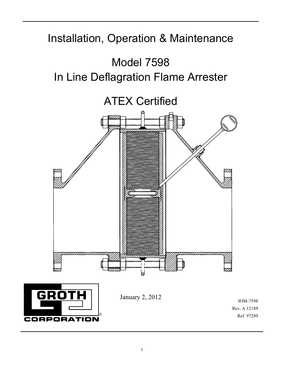 Groth 7598 User Manual | 7 pages