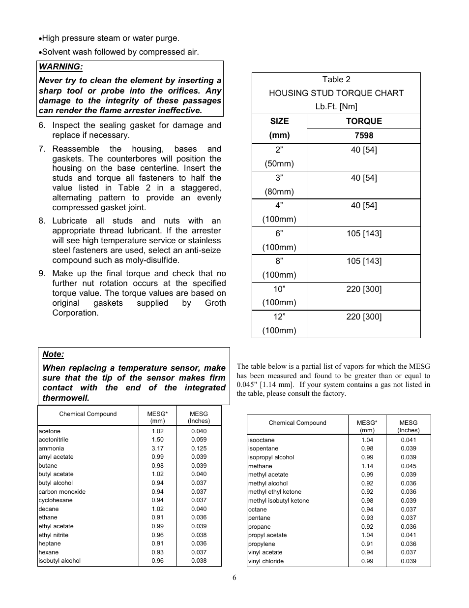 Groth 7598 User Manual | Page 6 / 7