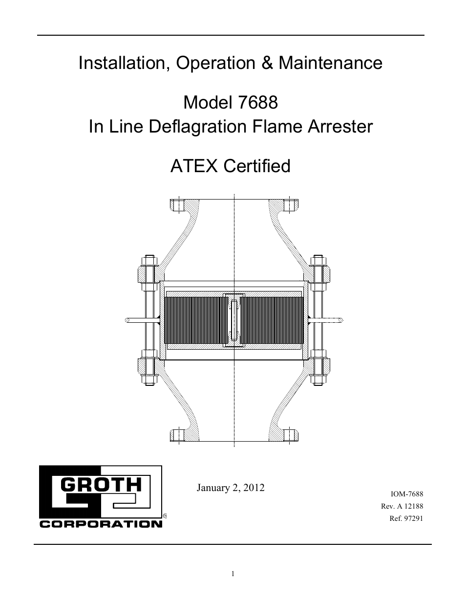 Groth 7688 User Manual | 7 pages