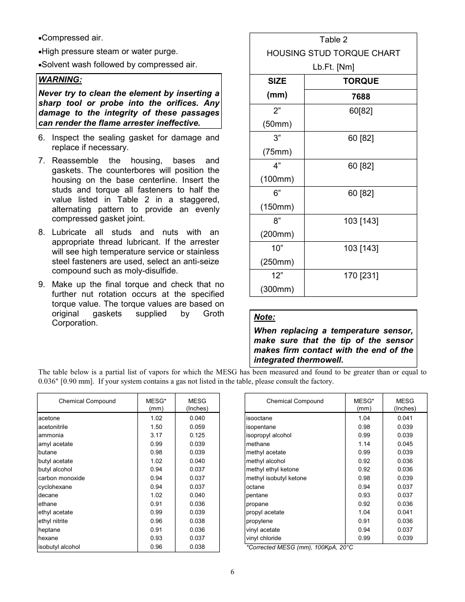 Groth 7688 User Manual | Page 6 / 7