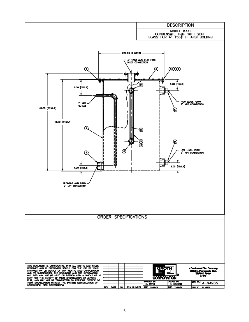 Groth 8331 User Manual | Page 6 / 6