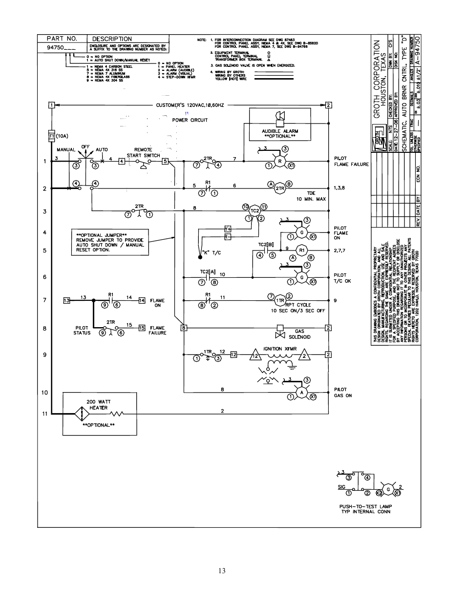 Groth 8391B User Manual | Page 14 / 18