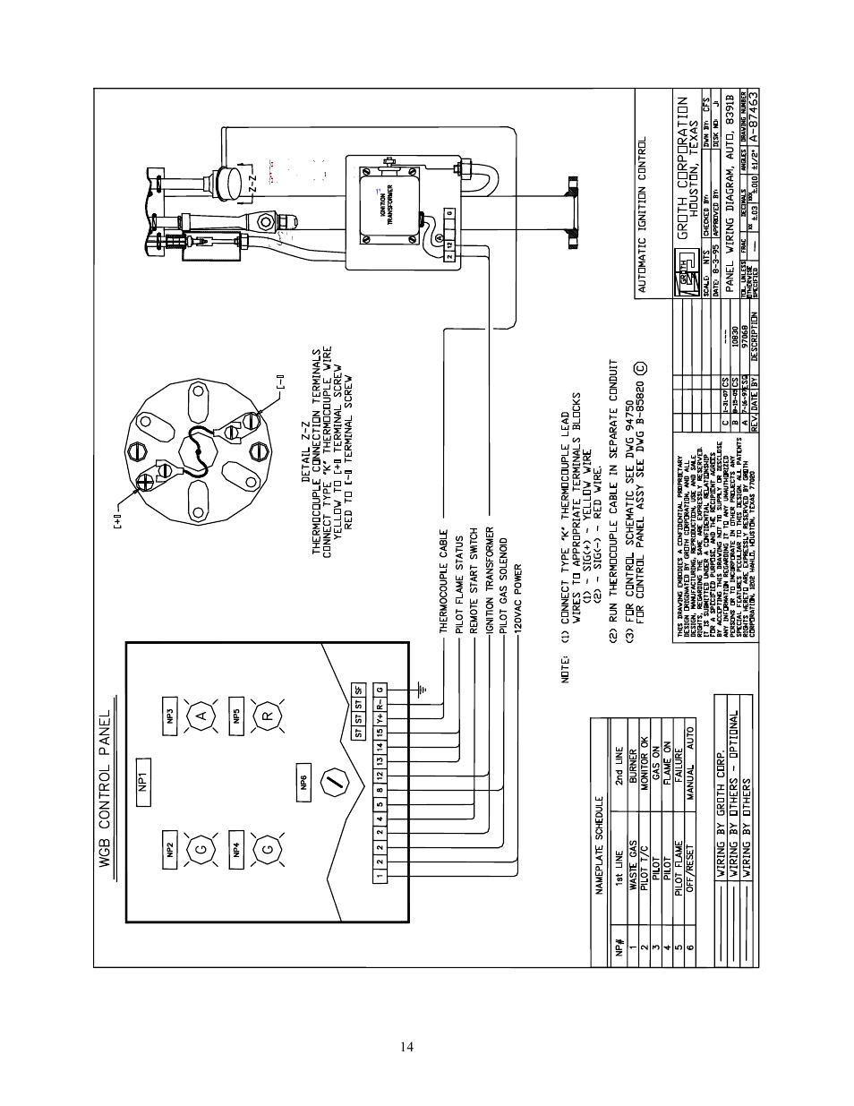 Groth 8391B User Manual | Page 15 / 18