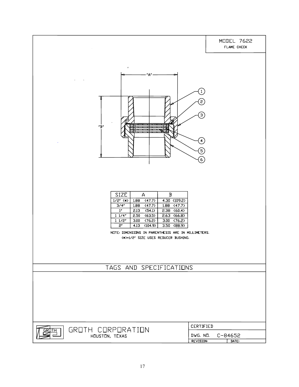 Groth 8391B User Manual | Page 18 / 18