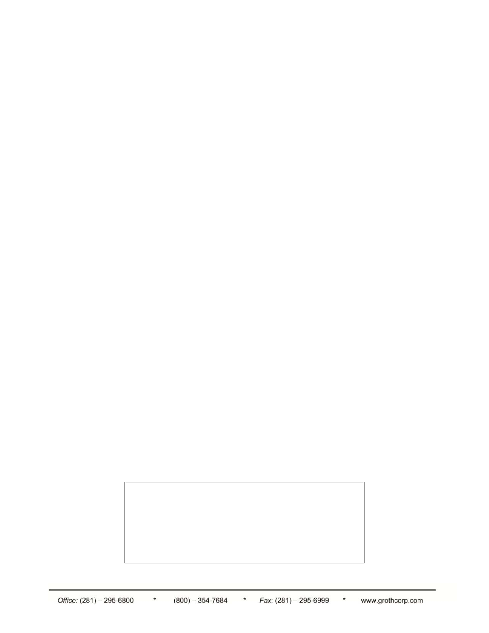 Groth 1800A User Manual | Page 2 / 17