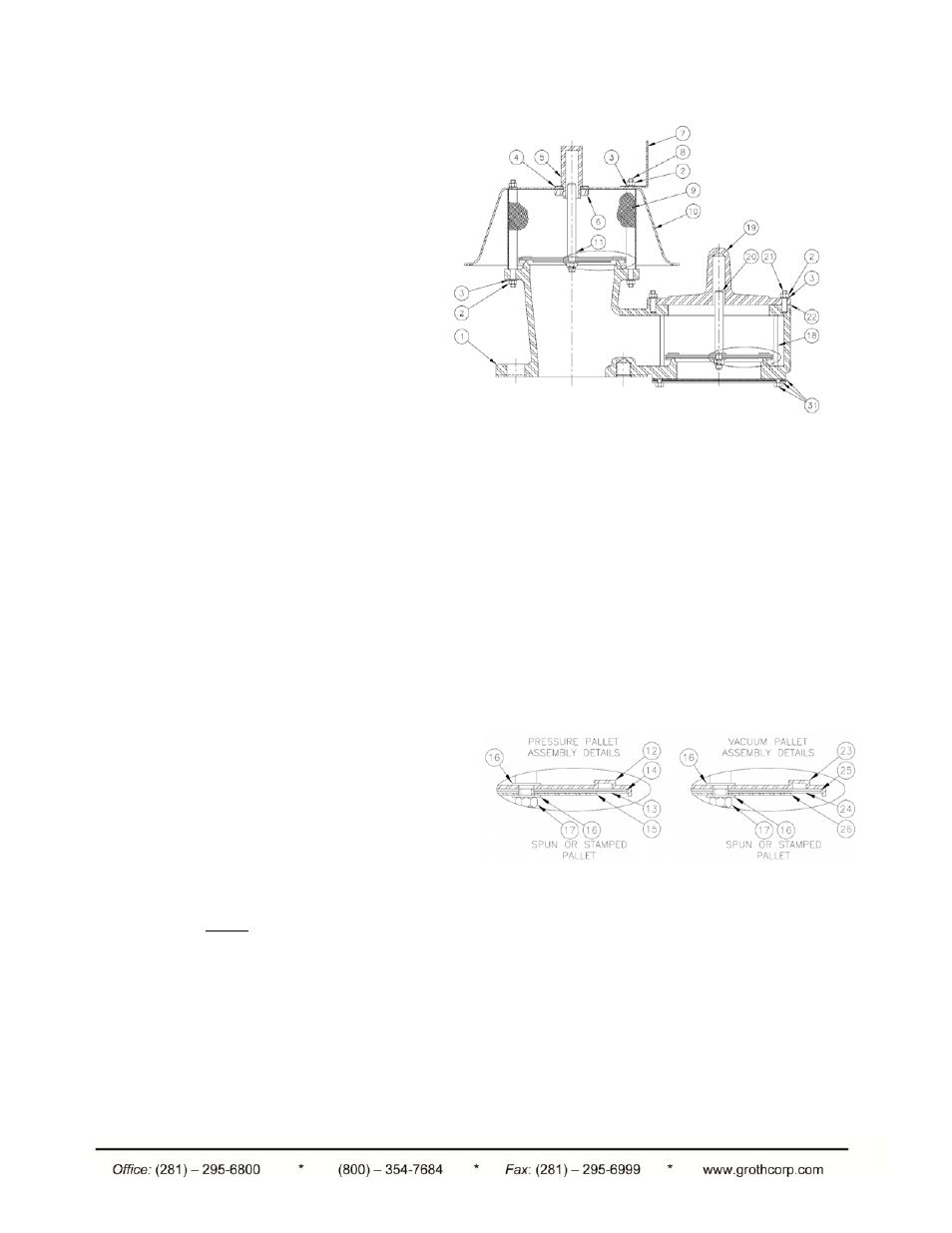 Groth 1800A User Manual | Page 6 / 17