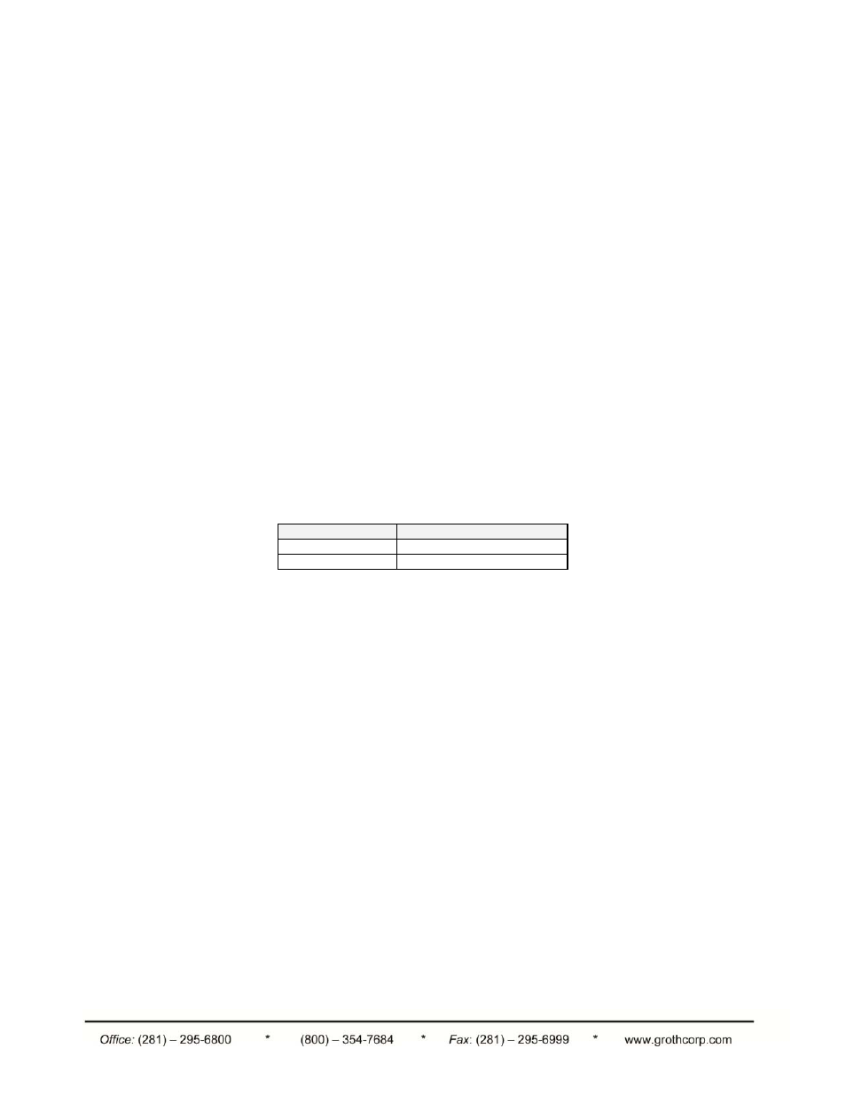 Groth 1800A User Manual | Page 8 / 17