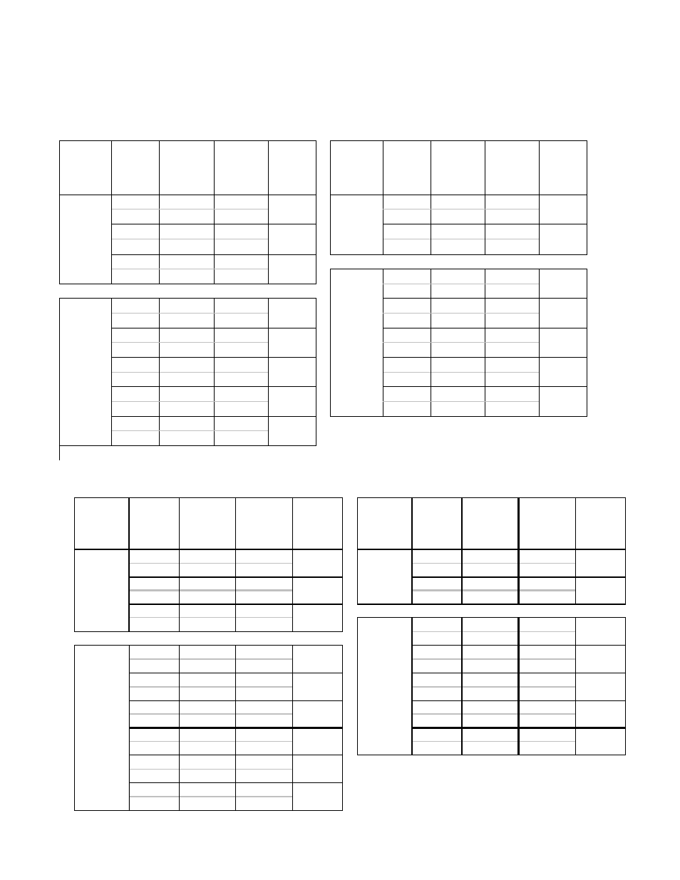 Table 3 – spring selection | Groth 3011L User Manual | Page 8 / 22
