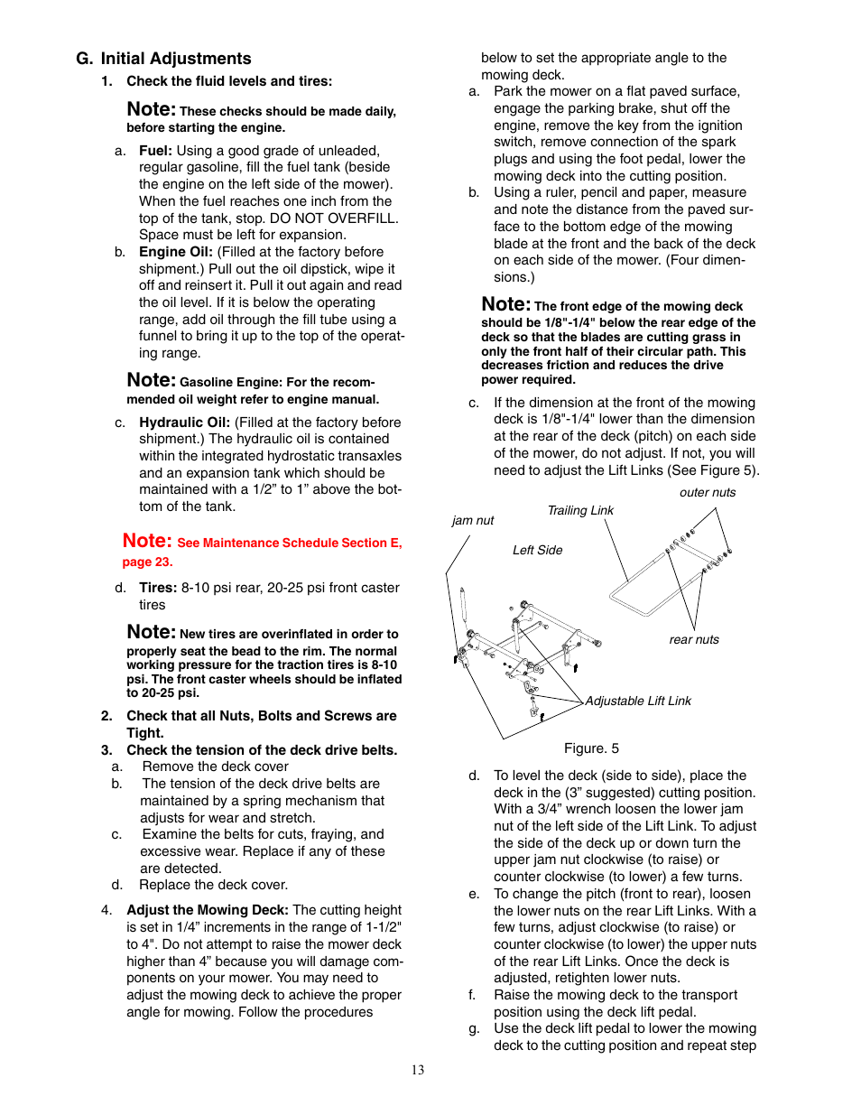 Cub Cadet 19HP Enforcer 44 User Manual | Page 13 / 32