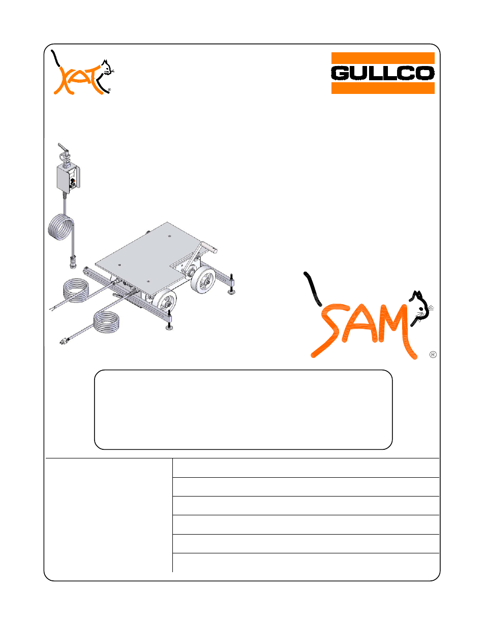 Gullco SAM CM-02-250 User Manual | 34 pages