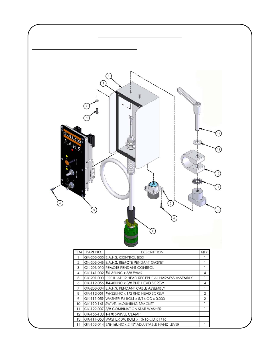 Gullco GK-203-400-12 User Manual | Page 19 / 30