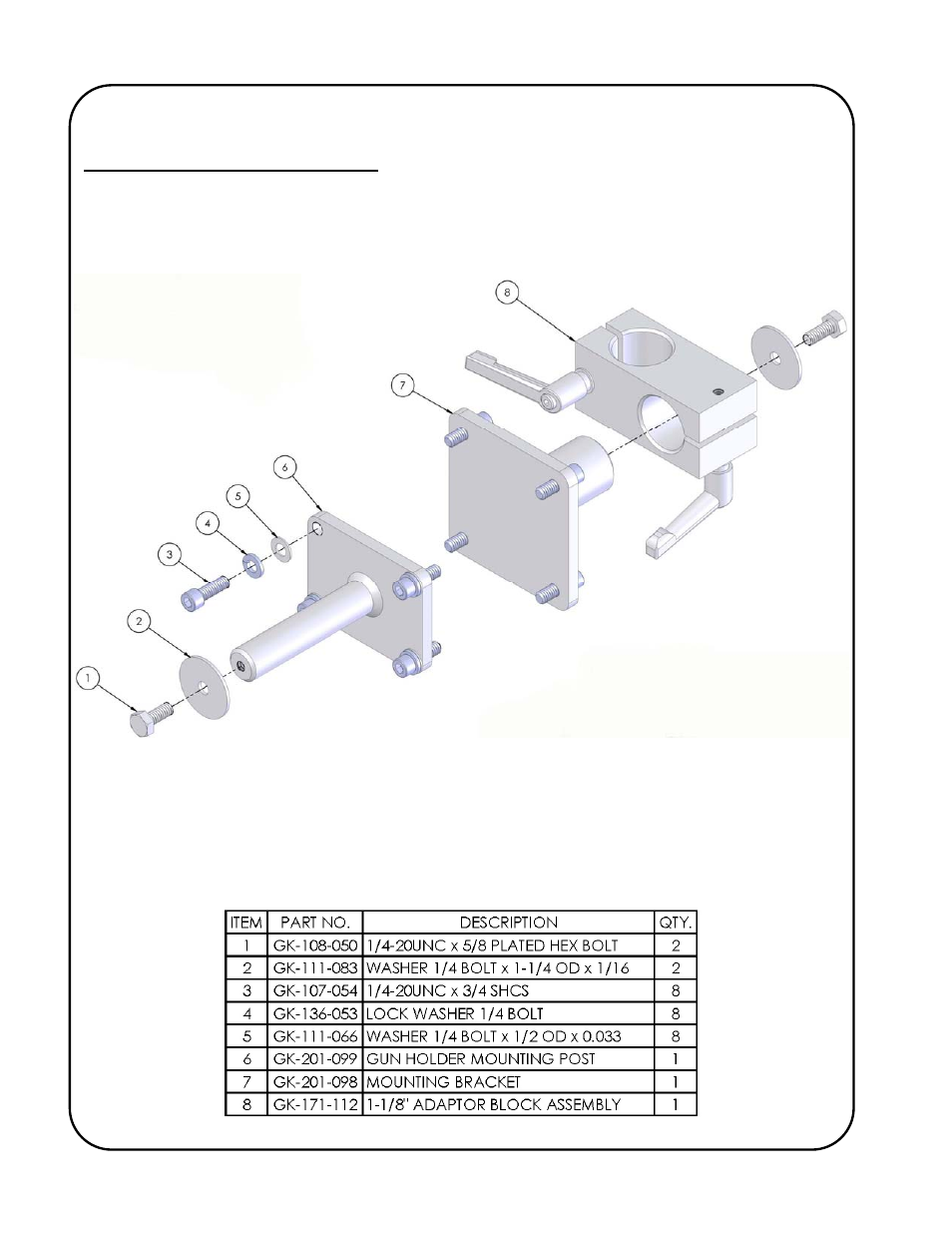Gullco GK-203-400-12 User Manual | Page 24 / 30