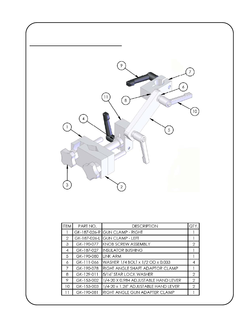 Gullco GK-203-400-12 User Manual | Page 25 / 30