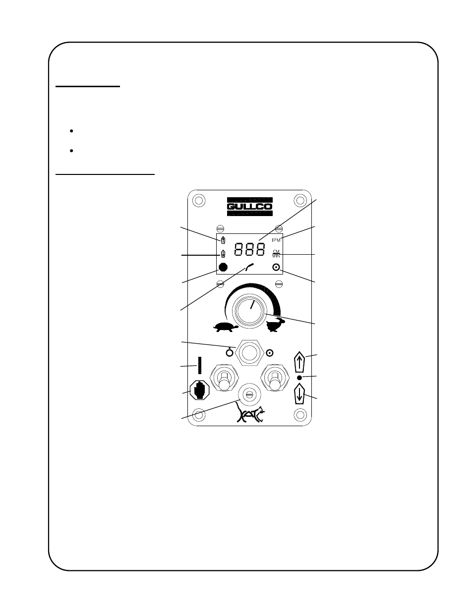 Operation | Gullco GM-03-300 User Manual | Page 9 / 20