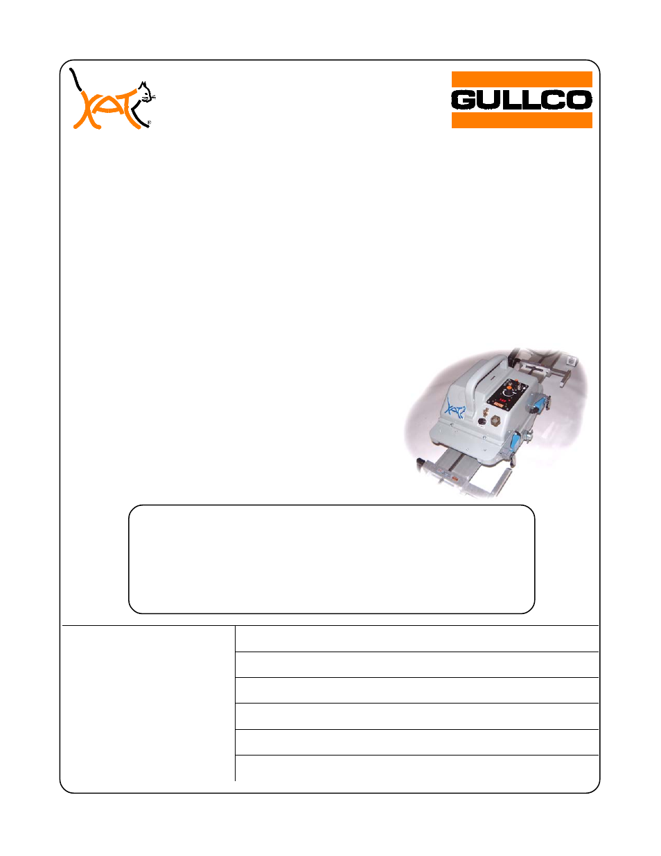 Gullco GK-200-RLx-A User Manual | 20 pages