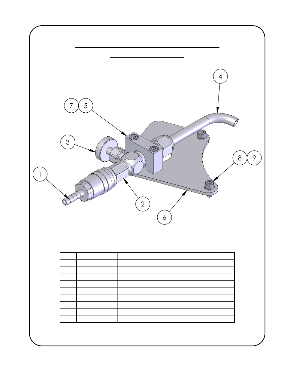 Optional air jet assembly breakdown | Gullco KBM-28U User Manual | Page 13 / 16