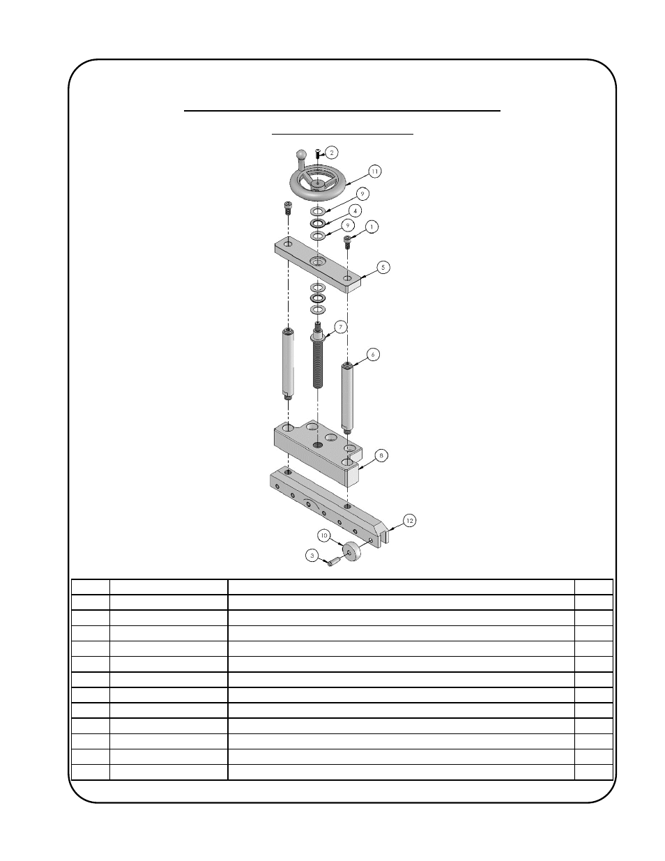 Clamp roller assembly breakdown | Gullco KBM-28 User Manual | Page 41 / 58