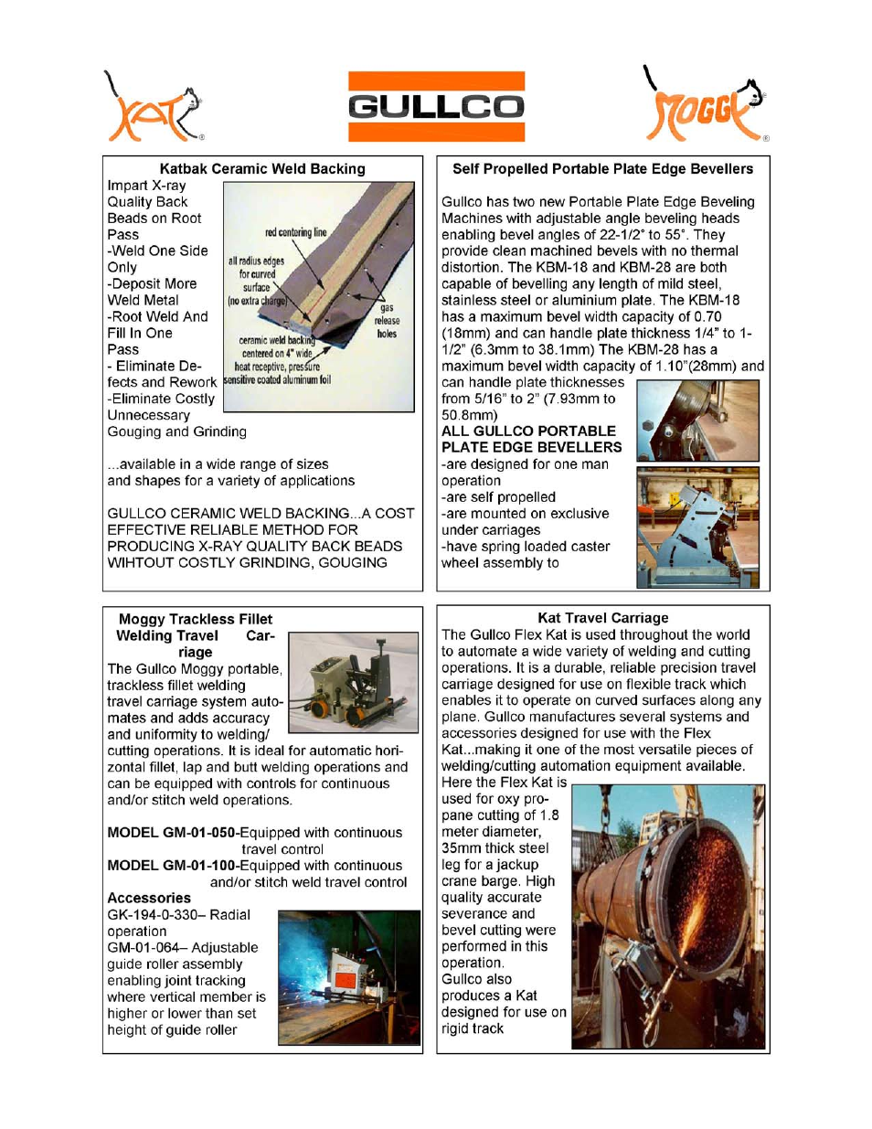 Gullco KBM-18U User Manual | Page 16 / 16