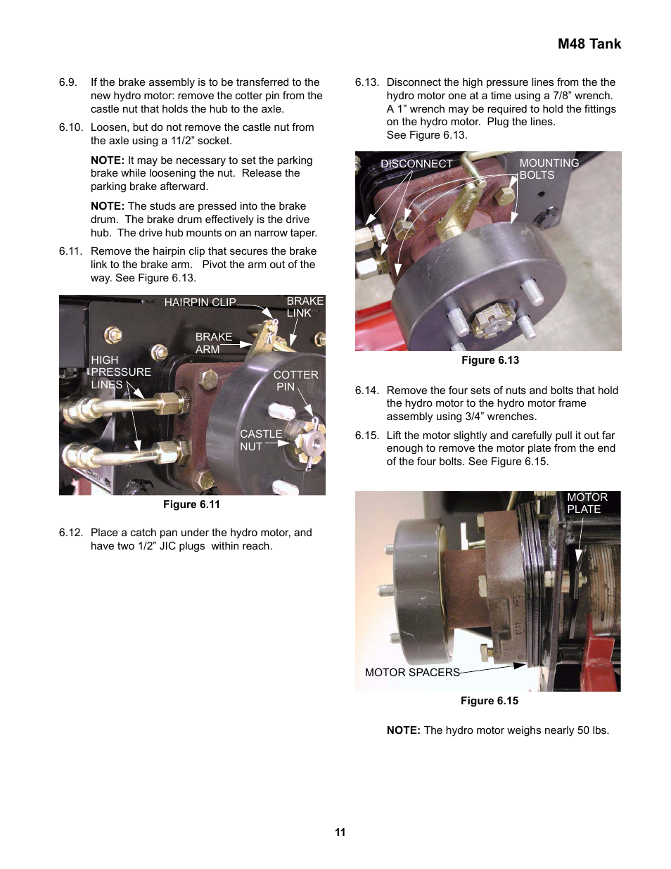 M48 tank | Cub Cadet M48 User Manual | Page 15 / 33