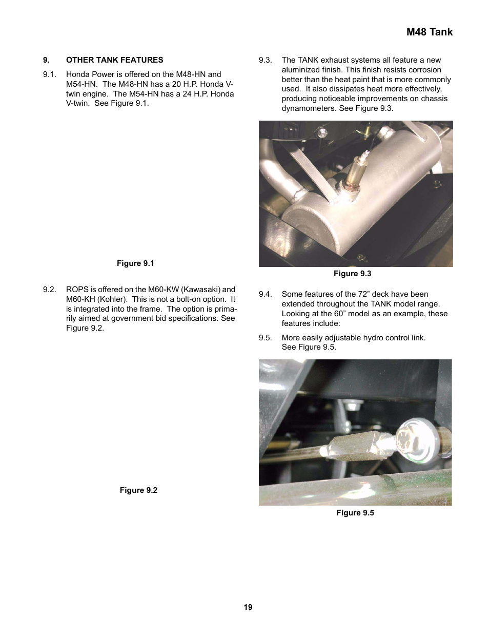 Other tank features, M48 tank | Cub Cadet M48 User Manual | Page 23 / 33