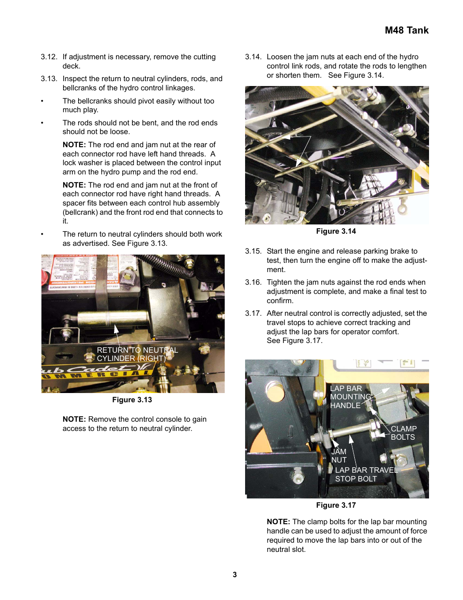 M48 tank | Cub Cadet M48 User Manual | Page 7 / 33