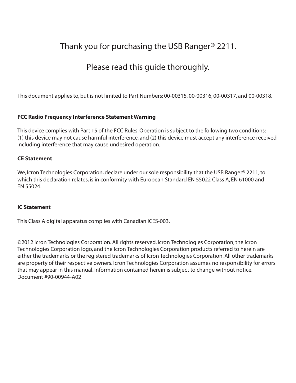 Guntermann & Drunck USB Ranger 2211 User Manual | Page 2 / 16