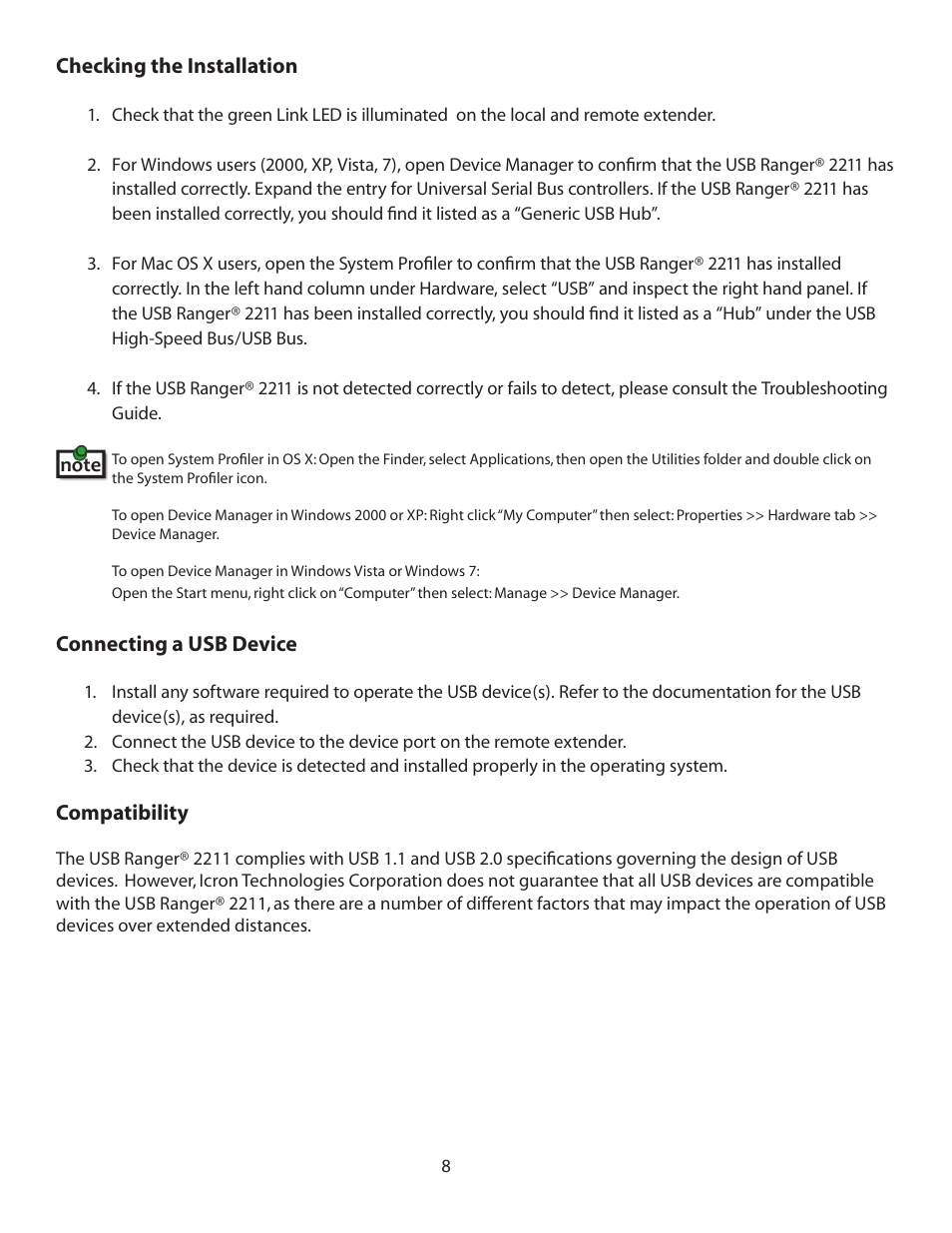 Guntermann & Drunck USB Ranger 2211 User Manual | Page 9 / 16