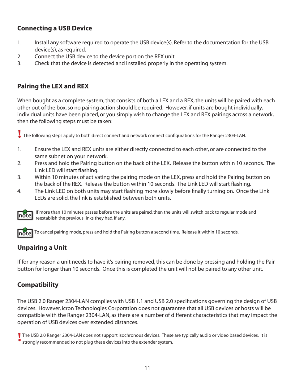 Guntermann & Drunck USB 2.0 Ranger 2304-LAN User Manual | Page 12 / 20