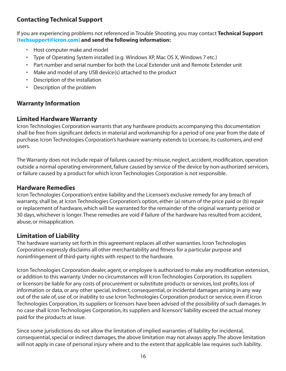 Guntermann & Drunck USB 2.0 Extender EL 4500 User Manual | Page 16 / 17