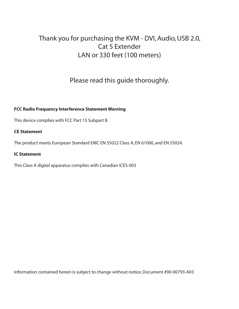 Guntermann & Drunck USB 2.0 Extender EL 4500 User Manual | Page 2 / 17