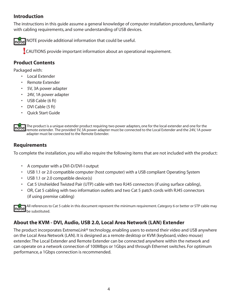 Guntermann & Drunck USB 2.0 Extender EL 4500 User Manual | Page 4 / 17