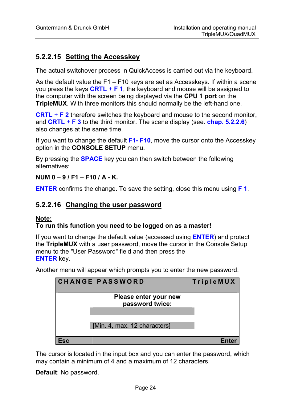 Guntermann & Drunck TripleMUX User Manual | Page 24 / 40