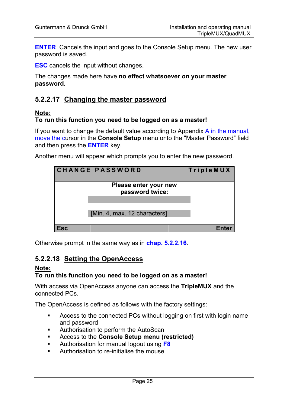 Guntermann & Drunck TripleMUX User Manual | Page 25 / 40