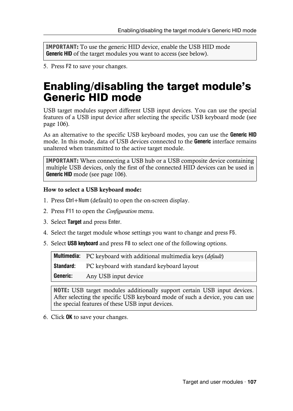 Guntermann & Drunck DVICenter DP16 Target Modules and User Modules - Standard Variants User Manual | Page 111 / 124