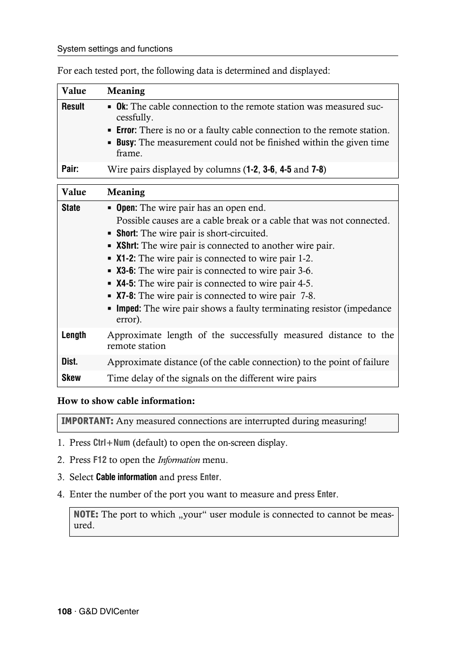 Guntermann & Drunck DVICenter DP16 Configuration and Operation User Manual | Page 116 / 152