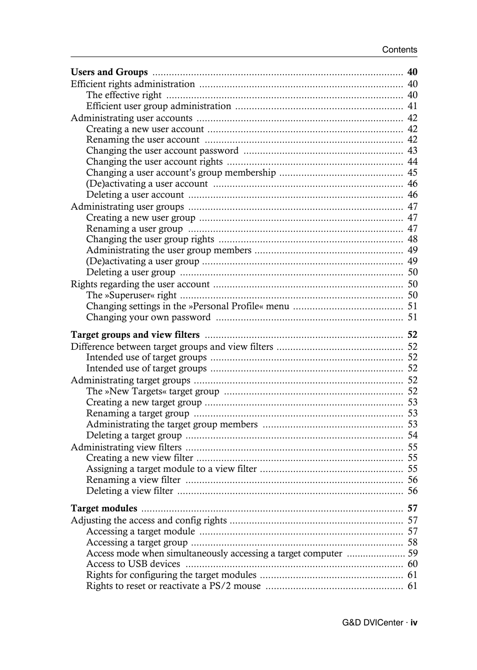 Guntermann & Drunck DVICenter DP16 Configuration and Operation User Manual | Page 5 / 152